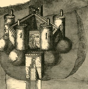 Holt Castle, i 1610, 1898. av Unbekannt