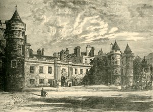 Holyrood Palace, Edinburgh, 1890. av Unbekannt