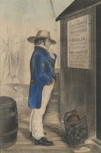 Hjemover til New York, ca. 1860. av Unbekannt