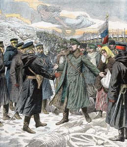 Ærverdig overgivelse, Port Arthur, russisk-japanske krigen, 1904-5 av Unbekannt