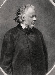 Honore Daumier , fransk kunstner, 1868 av Unbekannt