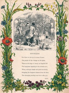 Humleplukking, c1900 av Unbekannt