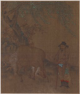 Hest og brudgom under en pil, muligens Ming-dynastiet, 1368-1644. av Unbekannt