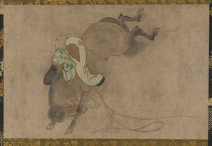Hest og rytter, Momoyama-perioden, 1568-1615. av Unbekannt