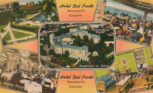 Hotel Del Prado, Barranquilla, Colombia, ca 1940-tallet av Unbekannt