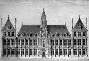 Rådhuset, Reims, Frankrike, 1882-1884 av Unbekannt