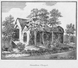 Hounslow kapell, c1792 av Unbekannt