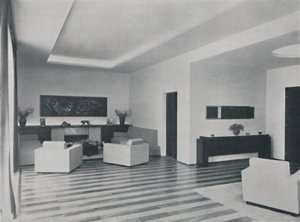 Hus i Bucuresti av Rudolf Frankel - Stuen, 1942 av Unbekannt