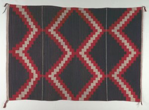 Teppe i Hubbell Revival-stil med Moki Moqui Stripes, ca. 1890-1910. av Unbekannt