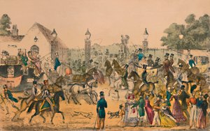 Hyde Park Corner, 1825, c1870 av Unbekannt