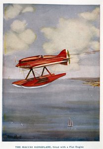 Macchi monoplan sjøfly, Schneider Trophy, september 1929 av Unbekannt