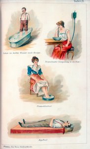 Hydroterapibehandlinger, c1902 av Unbekannt