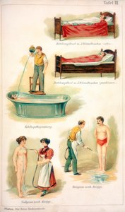Hydroterapibehandlinger, c1902 av Unbekannt
