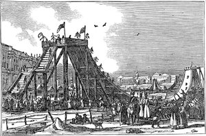 Ice Mountain, kunstig sledekjøring, Russland, 1833 av Unbekannt
