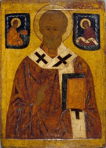 Ikon av St Nicholas, 1400-1600-tallet 1401-1600 av Unbekannt
