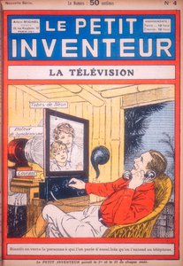 Idé for en videotelefon som bruker neonrør for å vise bilde, c1927 av Unbekannt