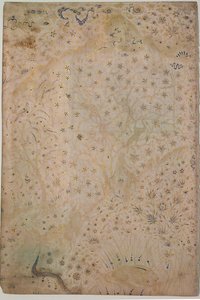 Illuminated Leaf, Iran, 1500-tallet. av Unbekannt