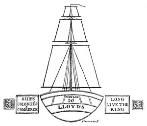 Illumination at Lloyds, 1809, 1928 av Unbekannt