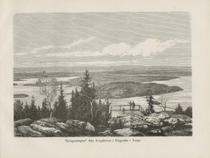 Illustration aus dem Buch Nordiska taflor von unbekanntem Autor und veröffentlicht von Albert Bonnier von Unbekannt