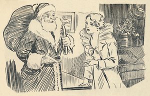 Illustrasjon fra The Mystification of Santa Claus, 1936. av Unbekannt