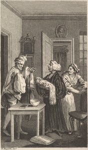 Illustrasjon til Tristram Shandy, bind 4, 1800-tallet. av Unbekannt