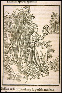 Illustrasjon til boken Ship of Fools av Sebastian Brant, 1497. av Unbekannt