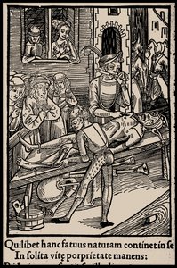 Illustrasjon til boken Ship of Fools av Sebastian Brant, 1497. av Unbekannt