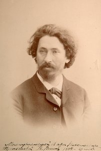 Ilya Repin , russisk kunstner, 1884 av Unbekannt