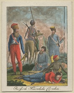Keiserlige russiske kosakker, 1799 av Unbekannt