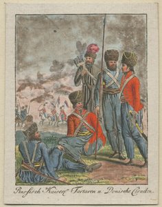 Keiserlige russiske kosakker, 1799 av Unbekannt