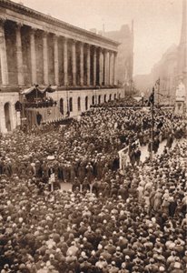 I Birmingham: Kong Edward VIII. proklamert i den nest største byen i England, 1936 av Unbekannt