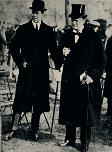 I Hyde Park med kronprinsen av Sverige, 1917, 1945. av Unbekannt