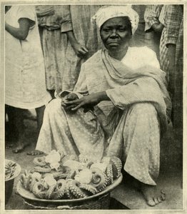 In a Native Fish-Market, c1948. av Unbekannt
