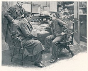 På visegeneralkonsulens kontor ved det amerikanske konsulatet, London, c1903 1903 av Unbekannt