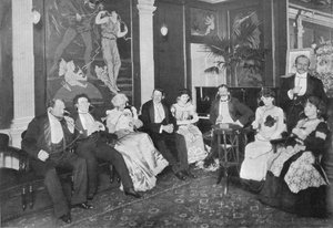 I elektrofonsalongen, Gerrard Street, London, c1903 1903 av Unbekannt