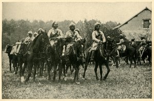 Indiske soldater ved fronten, første verdenskrig, 1914, c1920. av Unbekannt