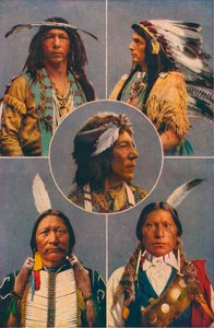 Indiske typer av Nord-Amerika, 1909 av Unbekannt