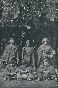 Indianere fra øya Chiloe, 1916 av Unbekannt
