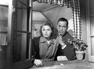 Ingrid Bergman og Humphrey Bogart i Cassablanca, 1942 av Unbekannt