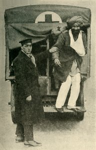 Skadet indisk soldat, første verdenskrig, 1914, c1920. av Unbekannt