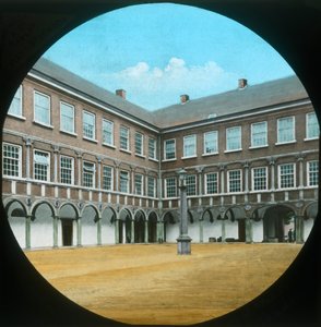 Inner Court - Royal Military Academy, Breda, slutten av 1800-begynnelsen av 1900-tallet. av Unbekannt