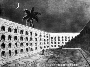 Inne på den spanske kirkegården, 1800-tallet, 1920-tallet av Unbekannt