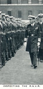Inspiserer RNVR, 1936 1937 av Unbekannt