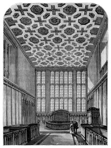 Interiør, Chapel Royal, St James Palace, 1900. av Unbekannt