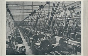 Interiør av Cotton Mill, 1910 av Unbekannt