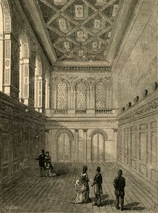Interiør i Haberdashers Hall, 1876, 1897. av Unbekannt