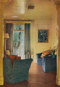 Interiør av fru Ewart Sofios hus, 25 Bark Place, Bayswater, London, 1932 av Unbekannt