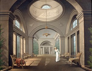 Interiør av volieren i Pavlovsk-palasset, midten av 1800-tallet av Unbekannt