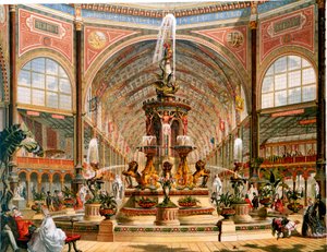 Interiøret i Crystal Palace under den internasjonale utstillingen, 1862 av Unbekannt