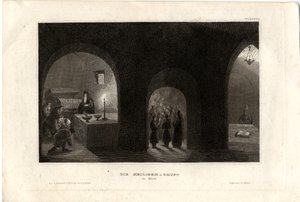 Innvendig utsikt over den hellige grav i Kiev-klosteret i hulene, 1850 av Unbekannt